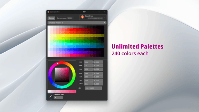Unlimited Palettes