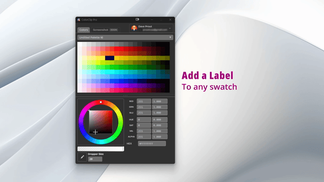 Swatch Labels